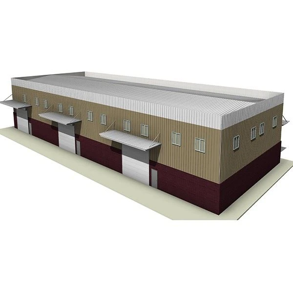 Multiple Slope Steel Structure Warehouse
