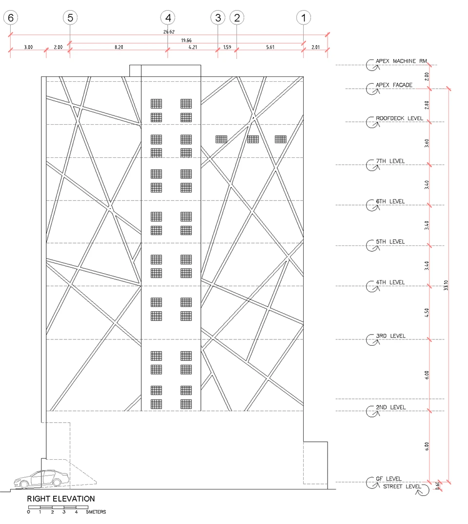 8-Storey Mixed-Use Steel Framed Building In Manila Philippines 8-Storey Mixed-Use Steel Framed Building In Manila Philippines